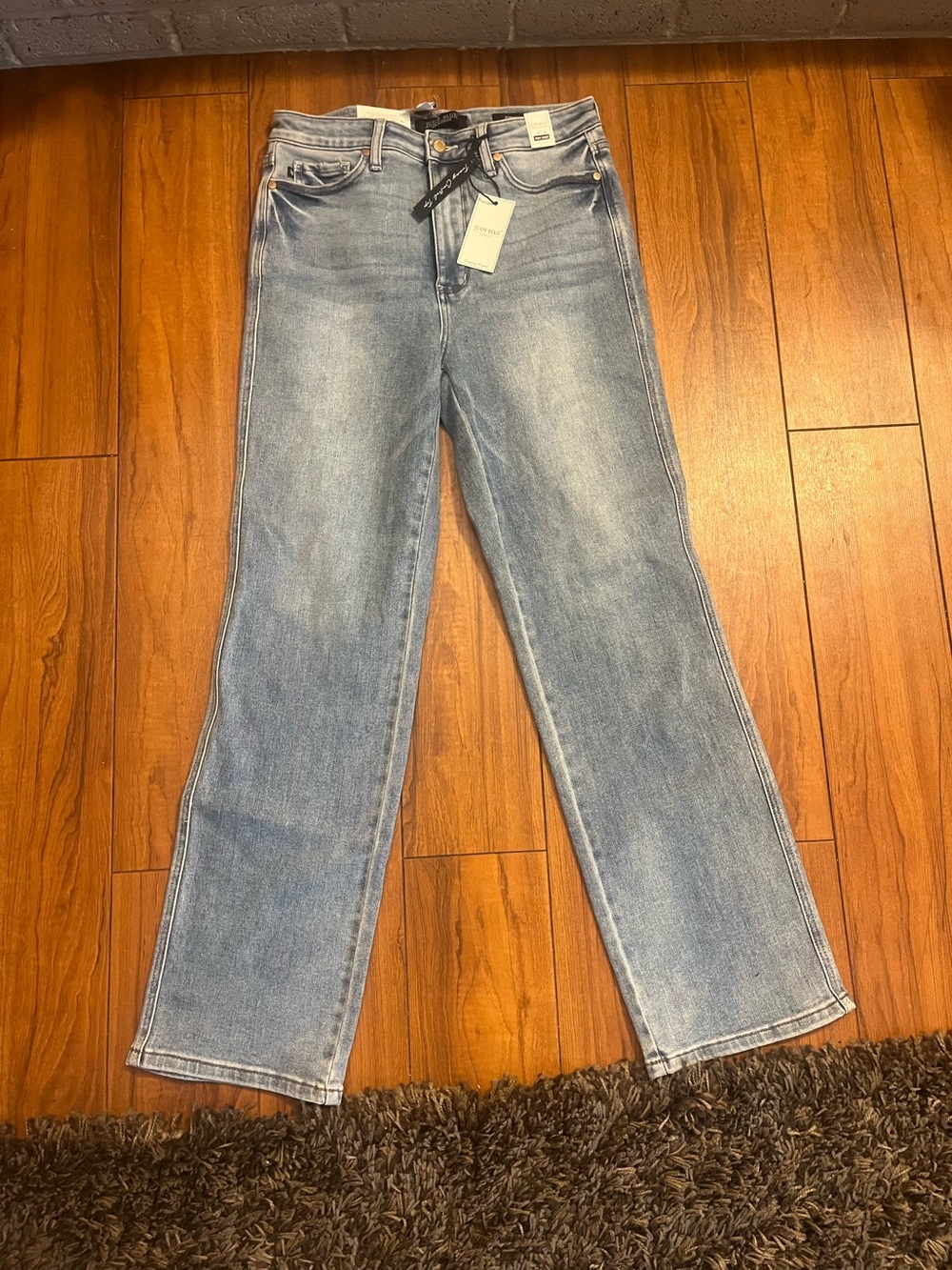 Judy Blue Classic Light Blue Straight Leg Jeans